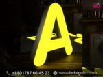 3D Acrylic Channel Letters Sign Board LED Module Light