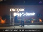 3D Acrylic High Letter LED Light Sign Board Price