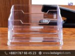 Business Card Holder Acrylic Box Front Desk Price in BD