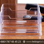 Business Card Holder Acrylic Box Front Desk Price in BD
