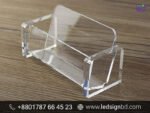 Business Card Holder Acrylic Box Front Desk Price in BD