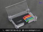 Business Card Holder Acrylic Box Front Desk Price in BD