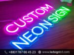 Custom Neon Sign Board Price in Bangladesh