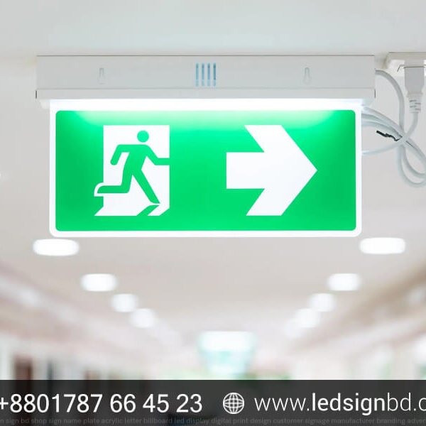 Emergency Exit Sign LED Light Indicator Price in BD