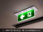 Emergency Exit Sign LED Light Indicator Price in BD