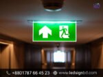 Emergency Exit Sign LED Light Indicator Price in BD