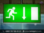 Emergency Exit Sign LED Light Indicator Price in BD