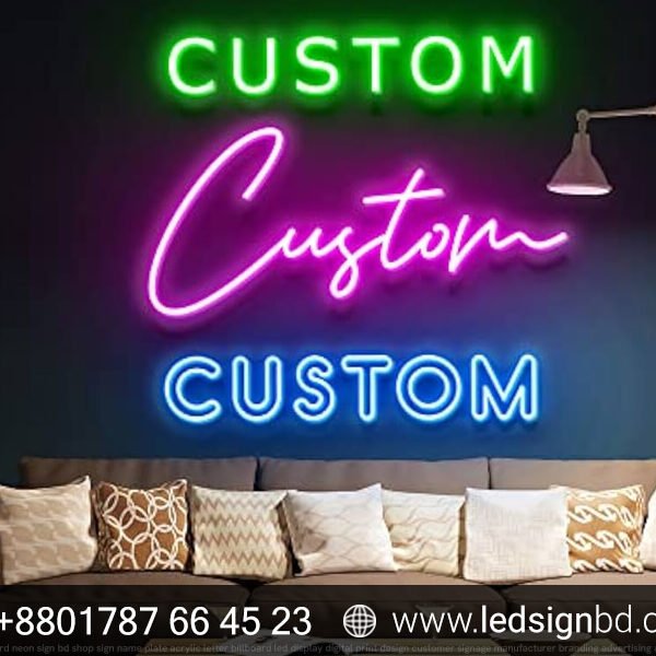 Custom LED Neon Wall Art Price in Bangladesh