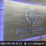 Custom Acrylic Name Plates with Backlighting for Enhanced Reception