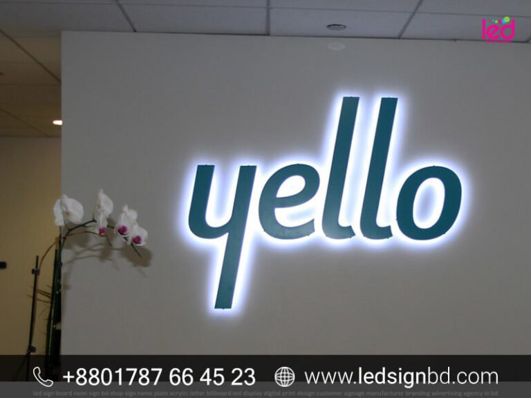 Bangladesh 3D LED Sign Boards Bata Model Pricing