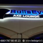 3D Illuminated Office Signs With Halo Lit Letters