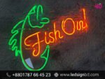 Fish Bait LED Neon Sign Light price in BD