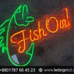 Fish Bait LED Neon Sign Light price in BD