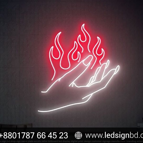 Firey LED Neon Sign Light price in Bangladesh