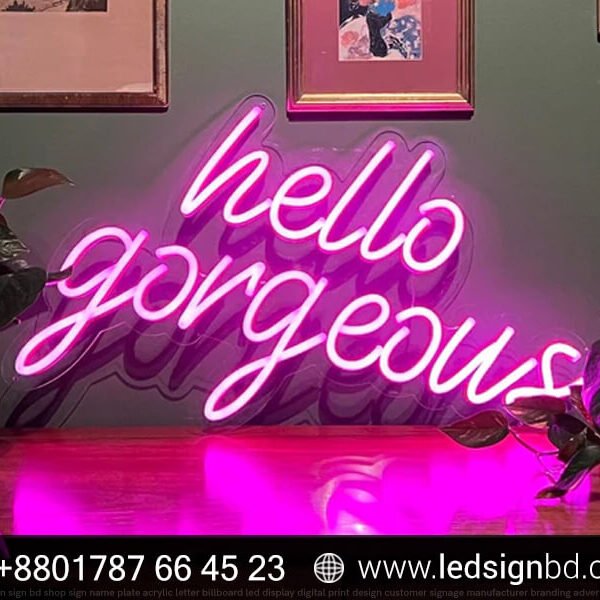 Customized Neon Lights with Artistry & Creativity