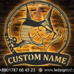 Ferocious Fisherman LED Neon Sign Light Pricing