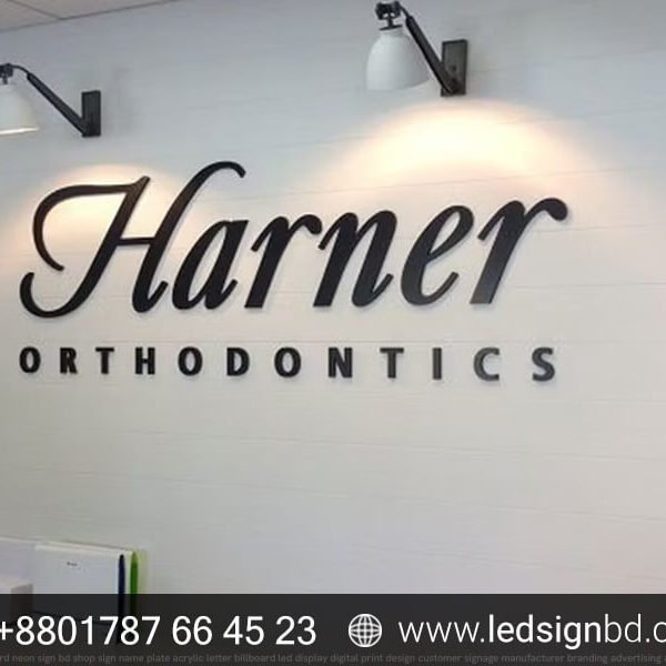 Custom Acrylic LED High Letter Signs in Bangladesh