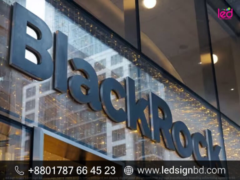 Acrylic Office Letter Signage in Bangladesh