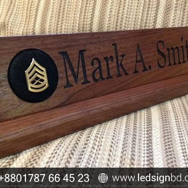 Wood Table Name Plate & Design in Dhaka BD