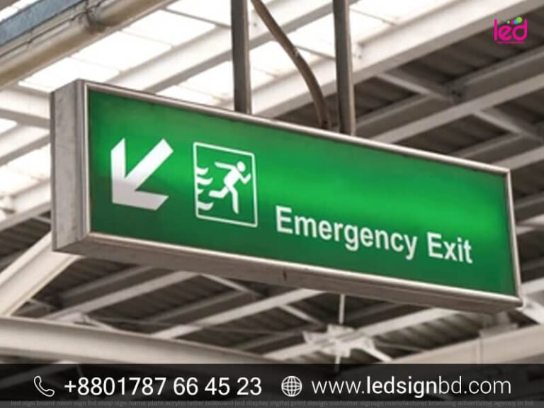 Emergency Exit Plan Signs & Symbols in BD