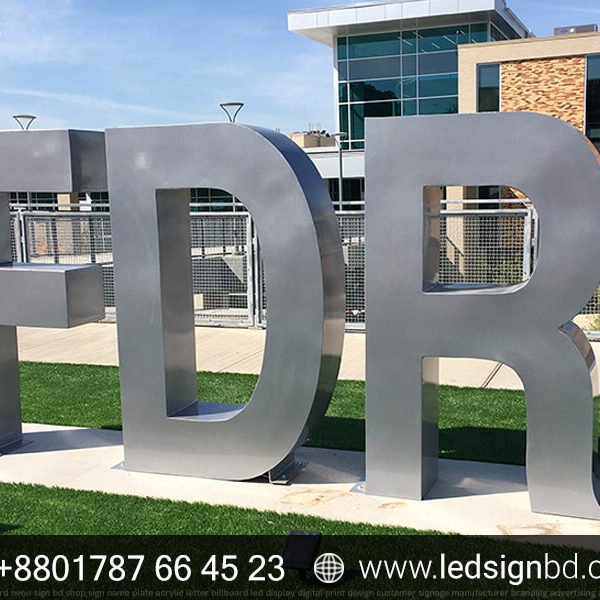 3D Polished Gold SS Steel Shop Sign Letter Price in BD