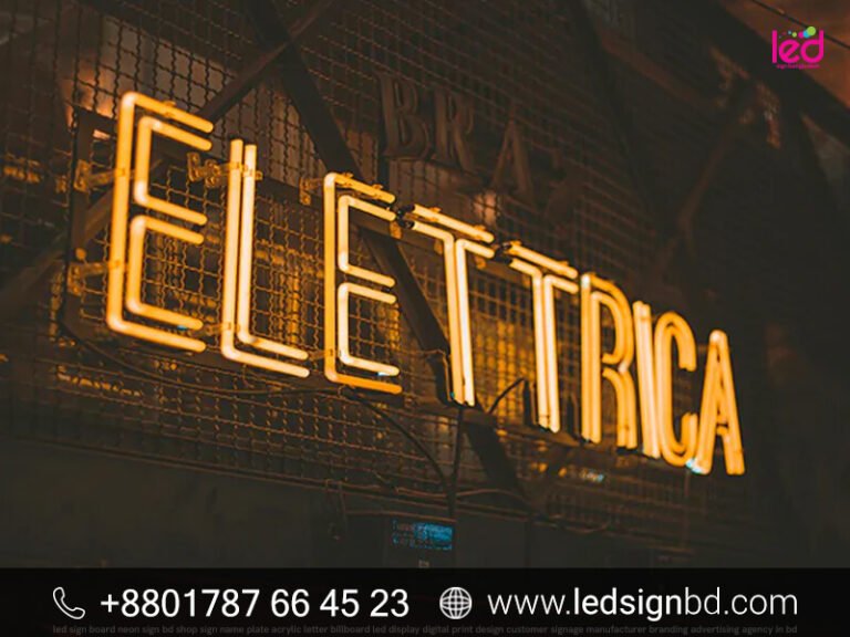 LED Neon Sign Board & Neon Sign Board Price in Bangladesh