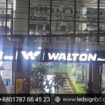 3D Bata Model Acrylic Letter LED Light Board