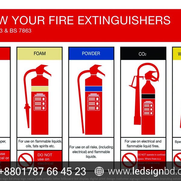 Fire Safety Industrial Signage Supplier Company