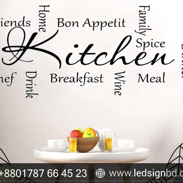 Restaurant Sticker Labe Sign Board & Print