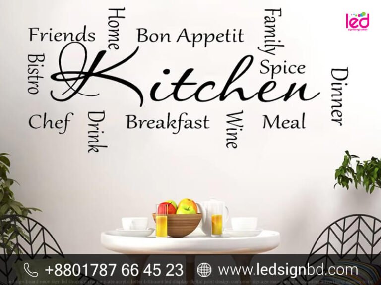 Restaurant Sticker Labe Sign Board & Print