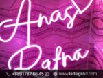 LED Neon Sign Name Plate Price in Bangladesh