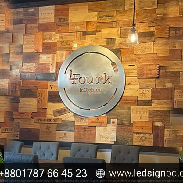 Name Plate Design for Restaurant Pricing