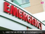 Hospital Custom 3D LED Acrylic Signs SS Bata Model