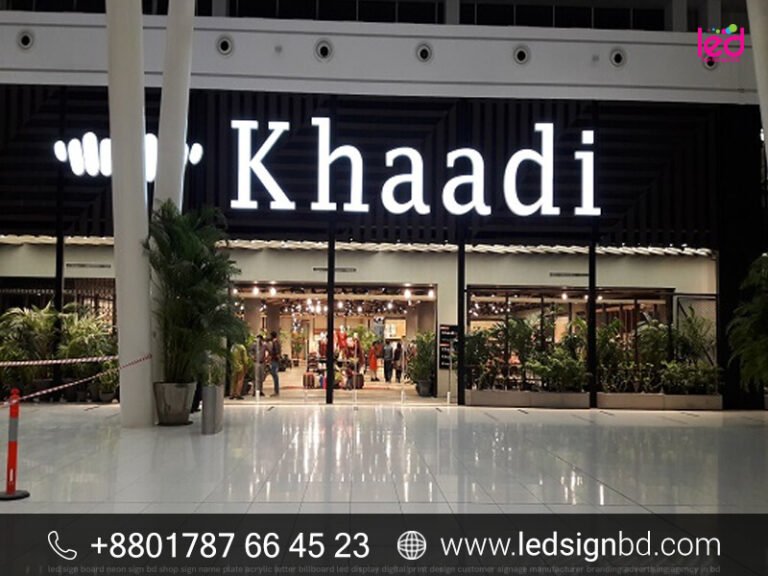 3D Acrylic High Letter LED Signs Board Price in Bangladesh