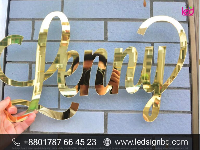 3D Gold SS Shop Sign Letter Price in BD