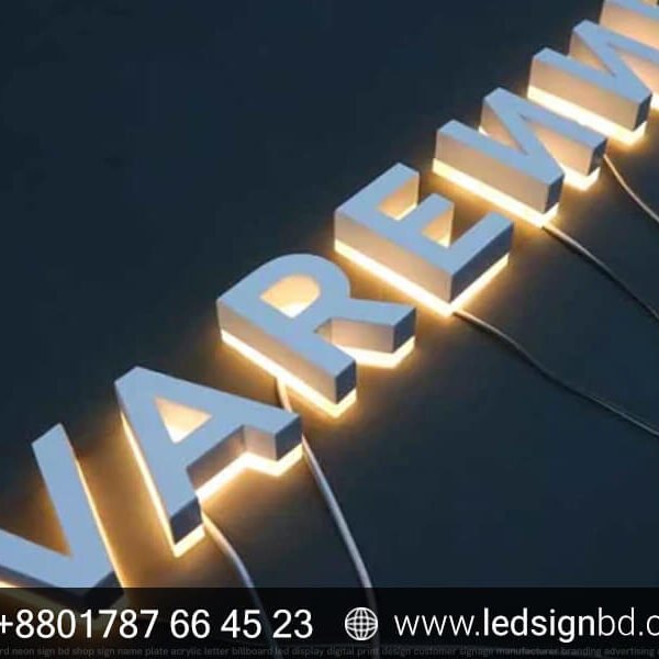 Acrylic High Letter LED Signs Pricing in Bangladesh