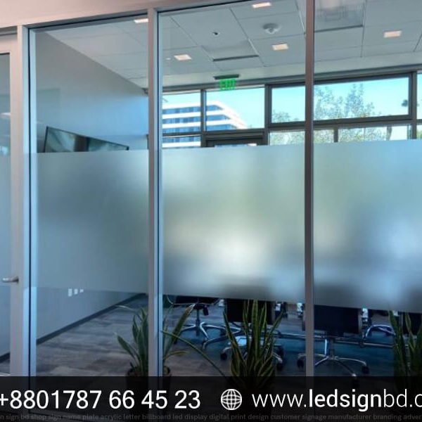 Office Glass Sticker Design & Printing Company