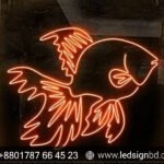 Wild Fish Neon LED Light Sign Board Pricing