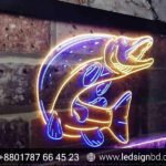 Beautiful Fish Pictures LED Neon Sign Light Pricing