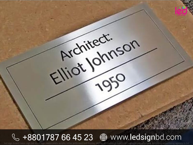 Steel Name Plate Manufacturing Company in BD