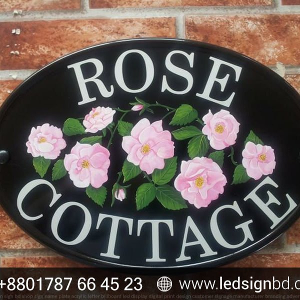 Rose House Nameplate Supplier & Maker