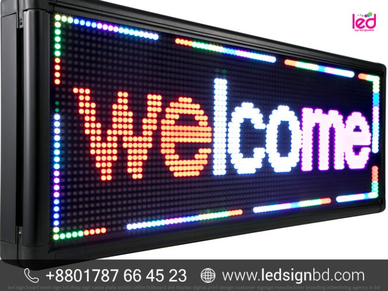Custom Scrolling & LED Sign Board Pricing