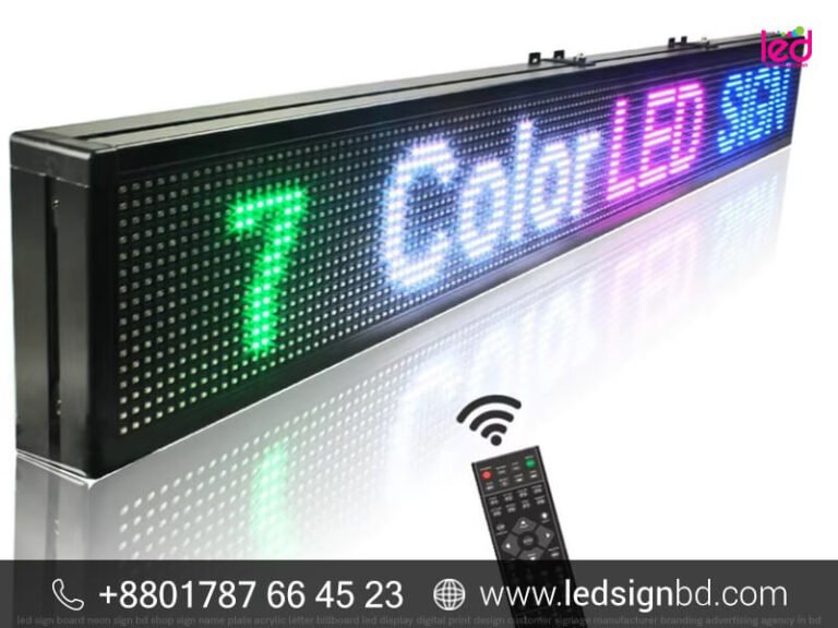 Programmable LED Sign Board Feature Price