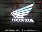 Custom LED Bike Name Plate Price in Bangladesh