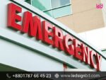 Hospital Custom 3D LED Acrylic Signs SS Bata Model