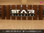 Cineplex LED Sign Boards & Custom Acrylic SS Bata Model