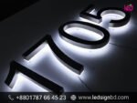 3D Stainless Steel Acrylic LED Sign Board