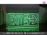 Emergency Exit Sign and LED Emergency Indicator Price in BD