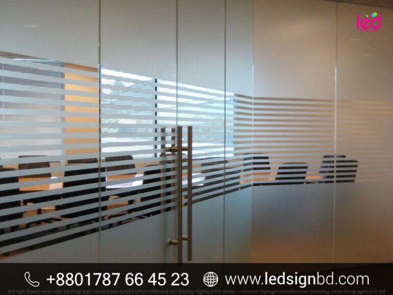 Glass Sticker Supplier and Printing Company