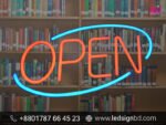 Customized White Neon LED Neon Bookstore Sign